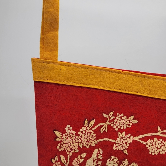 VTG 1950s WASHINGTON D.C Wool Felt Pennant 27" Washington Monument RED - Picture 6 of 9